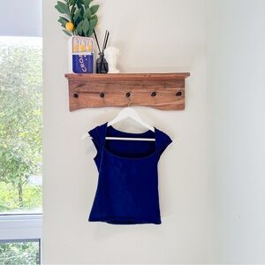 John Galt (Brandy Melville) Blue Ella Top OS